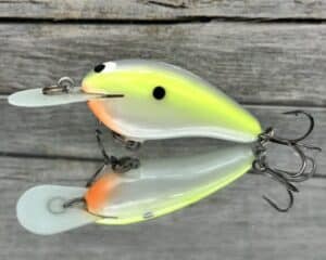Black Label Balsa - Little Cliffie - Custom Balsa Crankbait - Pro Lavender Shad Color