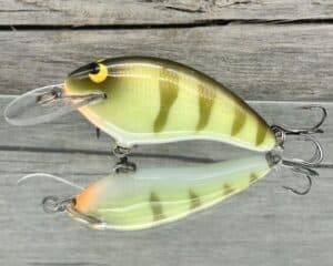 Black Label Balsa - Razor - Balsa Crankbait - Faded Perch Color