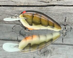 Black Label Balsa - Little Cliffie - Custom Balsa Crankbait - HD Craw Color