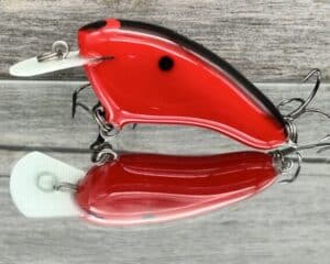 Black Label Balsa - Hickster - Balsa Crankbait - Cherry Bomb - Zoom WEC Hicky