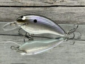 Black Label Balsa - Razor Signature Series - Balsa Crankbait - Foiled American Shad Color