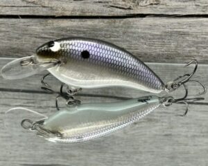 Black Label Balsa - Razor Signature Series - Balsa Crankbait - Foiled American Shad Color