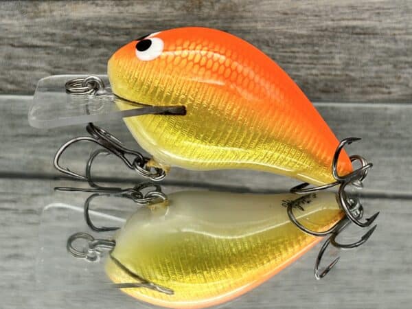 Black Label Balsa - Wreck Signature Series Crankbait - Goldfish Color -  Zoom WEC E-1 - Wood Bait Country