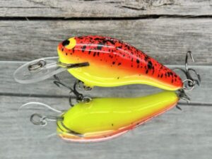 Black Label Balsa - K II SR - Custom Balsa Crankbait - Sunset Color
