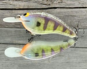 Black Label Balsa - Slim Signature Series Balsa Crankbait - Candy Gill Color