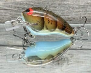Black Label Balsa - Runt- Custom Balsa Crankbait - Kenny's Craw Color