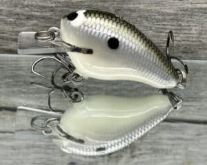Black Label Balsa - Runt- Custom Balsa Crankbait - Bone Ozark Color