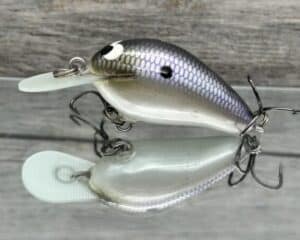 Black Label Balsa - Fat Little Cliffie - Custom Balsa Crankbait - American Shad Color