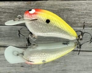 Black Label Balsa - Peanut - Signature Series Crankbait - Foiled Clown Color - Zoom WEC Mutt