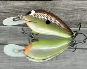 Black Label Balsa - Fat Little Cliffie - Custom Balsa Crankbait - Slick Color
