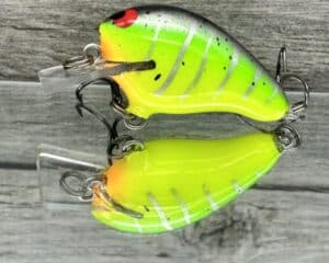 Black Label Balsa - Runt- Custom Balsa Crankbait - Salad Bar Color
