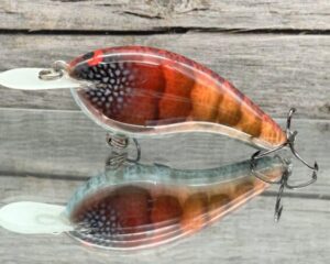 Black Label Balsa - Slim Signature Series Balsa Crankbait - Cheyenne's Craw Color
