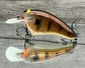 Black Label Balsa - Hickster - Signature Series Crankbait - Foiled Copper Gill Color