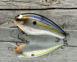 Black Label Balsa - Razor Signature Series - Balsa Crankbait - Foiled Threadfin Shad Color