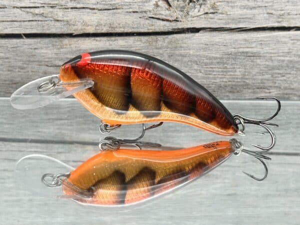 Black Label Balsa - Razor Signature Series - Balsa Crankbait - Foiled  Copper Craw Color - Wood Bait Country