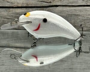 Black Label Balsa - Razor Signature Series - Balsa Crankbait - White Knight Color