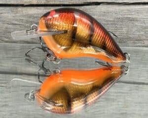 Black Label Balsa - Wreck Signature Series Crankbait - Foiled Copper Craw Color - Zoom WEC E-1