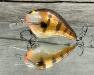 Black Label Balsa - Wreck Signature Series Crankbait - Foiled Copper Gill Color - Zoom WEC E-1