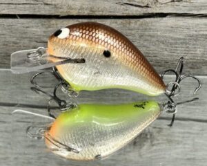 Black Label Balsa - Wreck Signature Series Crankbait - Foiled Dirty Shad Color - Zoom WEC E-1