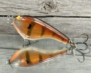 Black Label Balsa - Tease Signature Series - Custom Balsa Topwater Prop - Foiled Copper Gill Color