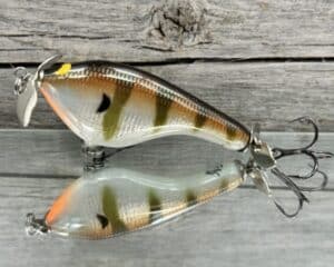 Black Label Balsa - Tease Signature Series - Custom Balsa Topwater Prop - Foiled Silver Gill Color
