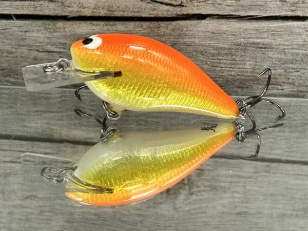 2.5 squarebill shallow diving crankbait with custom painted body