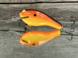 Black Label Balsa - K II SR - Custom Balsa Crankbait - Simple Craw Color