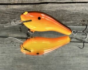 Black Label Balsa - K II SR - Custom Balsa Crankbait - Simple Craw Color