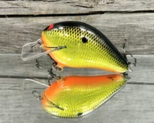 Black Label Balsa - Ricochet Jr. Signature Series - Custom Balsa Crankbait - Sun Granny Color
