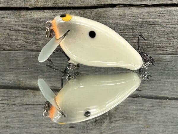 Black Label Balsa - Bacon SSR - Balsa Crankbait - Bone Color - Wood Bait  Country