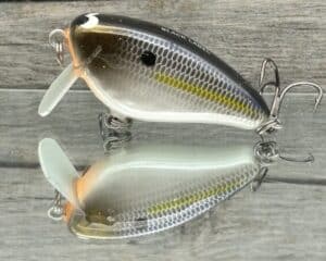 Black Label Balsa - Bacon SSR - Balsa Crankbait - Threadfin Shad Pearl Color