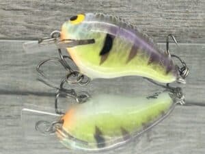 Black Label Balsa - Runt- Signature Series - Custom Balsa Crankbait - Candy Gill Color