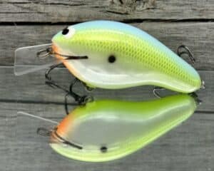 Black Label Balsa - Bully - Custom Balsa Squarebill Crankbait - Citrus Candy Color