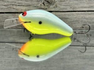 Black Label Balsa - Bully - Custom Balsa Squarebill Crankbait - Candy Dolphin Color