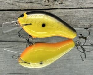 Black Label Balsa - Bully - Custom Balsa Squarebill Crankbait - Mellow Yellow Color