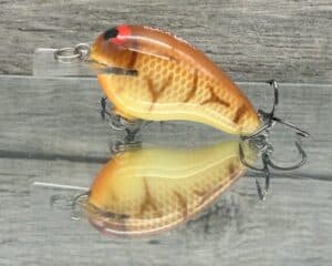 Black Label Balsa - Runt- Custom Balsa Crankbait - Bandit Spring Craw Color