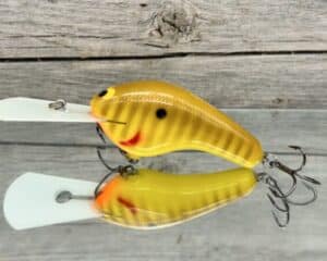 Black Label Balsa - Double D - Deep Diving Balsa Crankbait - Golden Shiner