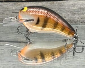 Black Label Balsa - Prowler - Signature Series Custom Balsa Squarebill Crankbait - Foiled Copper Gill Color