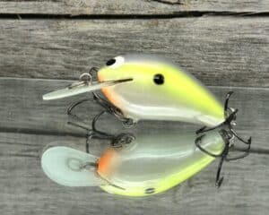 Black Label Balsa - Fat Little Cliffie - Custom Balsa Crankbait - Pro Lavender Shad Color