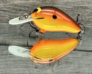 Black Label Balsa - Fat Little Cliffie - Custom Balsa Crankbait - Simple Craw Color