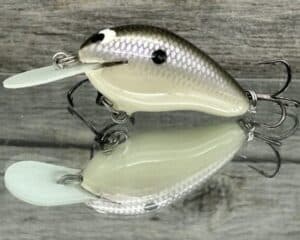Black Label Balsa - Fat Little Cliffie - Custom Balsa Crankbait - Bone Ozark Color