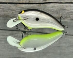 Black Label Balsa - Turbo - Custom Balsa Crankbait - Hot Anchovy Color