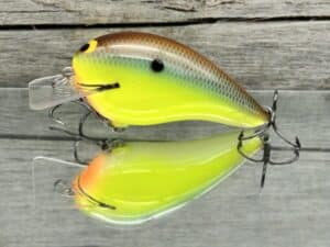Black Label Balsa - Ricochet - Custom Balsa Crankbait - River Bream Color