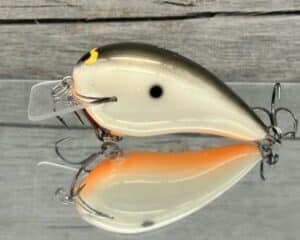 Black Label Balsa - Ricochet - Custom Balsa Crankbait - Bone Khaki Color