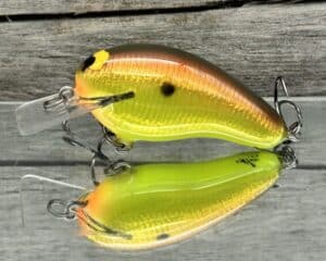 Black Label Balsa - Prowler - Signature Series Custom Balsa Squarebill Crankbait - Burnt Granny color