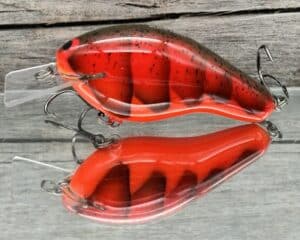 Black Label Balsa - Bully - Custom Balsa Squarebill Crankbait - Delta Craw color
