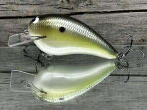 Black Label Balsa - Ricochet - Custom Balsa Crankbait - Money Shad Color