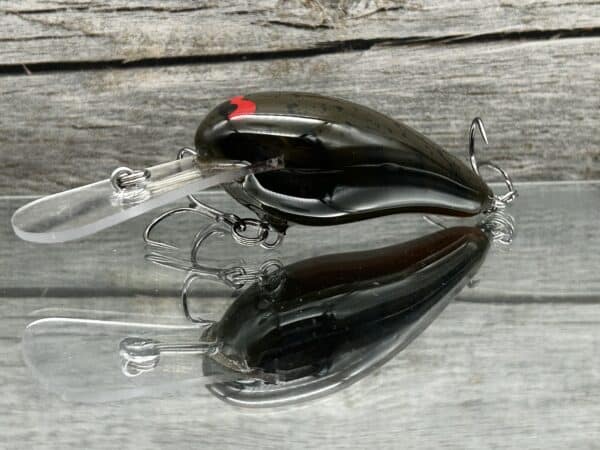 Black Label Balsa - Rock Hound - Custom Balsa Crankbait - Green Pumpkin  Craw color - Wood Bait Country