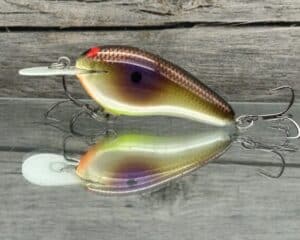 Black Label Balsa - Little Cliffie - Custom Balsa Crankbait - High Rock Shad color