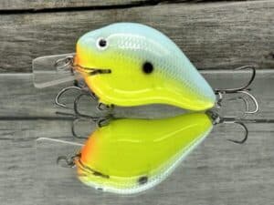 Black Label Balsa - C-1 - Custom Balsa Crankbait - Candy Dolphin Color
